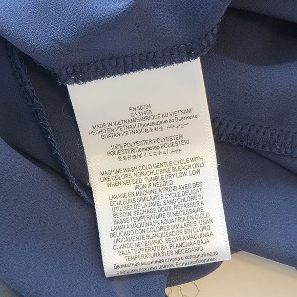 BCBGeneration Dark Navy Tank Blouse - Picture 8 of 9